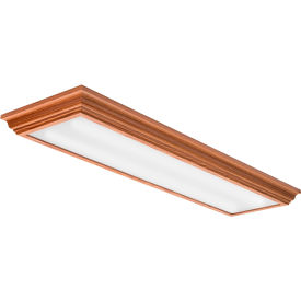 LED Linear Flush Mount, 35W, 4000CCT Oak