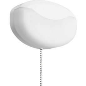 LED Flush Mount Closet Light, 7" 10 W, Pull Chain, 4000 CCT