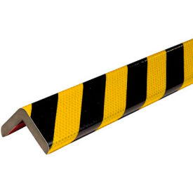 Corner Bumper Guard, 3.28', Reflective Black/Yellow