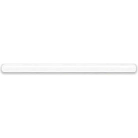 Height Guard Clearance Bar, 7"D x 120"L, White w/No Tape, No Graphics