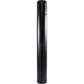Bollard Cover, 7" Diameter x 52" Height, Black Without Tape