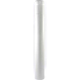 Bollard Cover, 7" Diameter x 52" Height, Grey Without Tape, 7X52GYNT