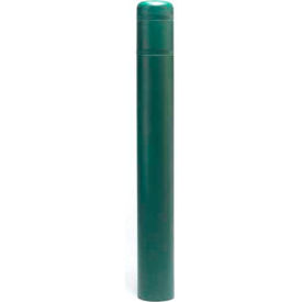 Bollard Cover, 7" Diameter x 52" Height, Green Without Tape, Green Color, 7X52GNNT