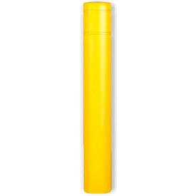 Bollard Cover, 8 7/8" Dia. x 52"H, Yellow No Tape, 8x52YNT