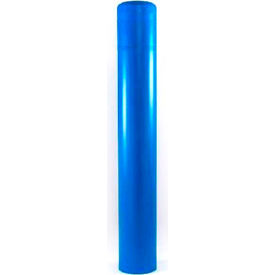 Bollard Cover, 8 7/8" Dia. x 52"H, Blue W/ No Tape, 8x52BLUNT