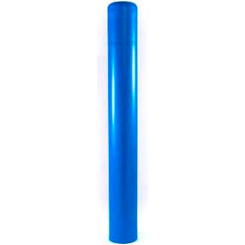 Bollard Cover, 7" Diameter x 52" Height, Blue Without Tape, 7X52BLUNT