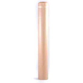 Bollard Cover, 7" Dia. x 52"H, Beige W/ No Tape, 7X52BGENT