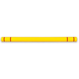 Clearance Bar, 7"D x 96"L, Yellow w/Red Tape, No Graphics, Height Guard