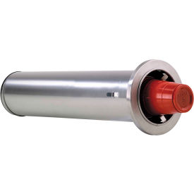 Cup Dispenser, In-Counter, Adjustable, Stainless Steel, 1 Spring, 22"L