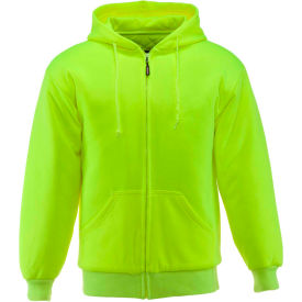Insulated Quilted Sweatshirt, Lime, 15° Comfort Rating, 2XL, 0488RHVL2XL