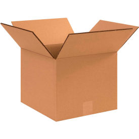 Heavy Duty Cardboard Corrugated Boxes, 12"L x 12"W x 10"H, Kraft