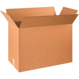 Cardboard Corrugated Boxes, 24"L x 12"W x 18"H, Kraft