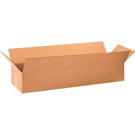 Long Cardboard Corrugated Boxes, 36"L x 10"W x 6"H, Kraft