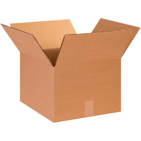 Heavy Duty Cardboard Corrugated Boxes, 14"L x 14"W x 10"H, Kraft