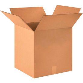 Heavy Duty Cardboard Corrugated Boxes, 15"L x 15"W x 15"H, Kraft