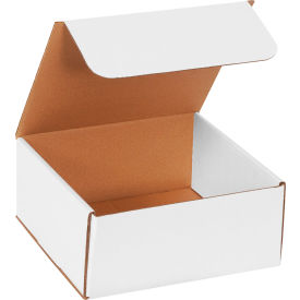 Corrugated Mailers, 9"L x 9"W x 4"H, White