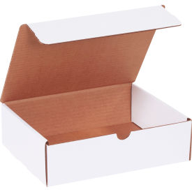 Corrugated Literature Mailers, 10"L x 8"W x 3"H, White