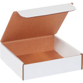 Corrugated Literature Mailers, 7"L x 7"W x 2"H, White