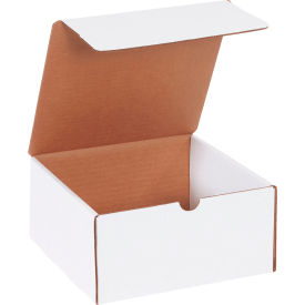 Corrugated Literature Mailers, 8"L x 8"W x 4"H, White
