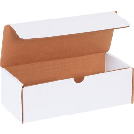 Corrugated Literature Mailers, 9"L x 4"W x 3"H, White