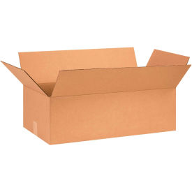 Cardboard Corrugated Boxes, 28"L x 12"W x 8"H, Kraft