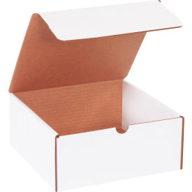 Corrugated Literature Mailers, 9"L x 9"W x 4"H, White