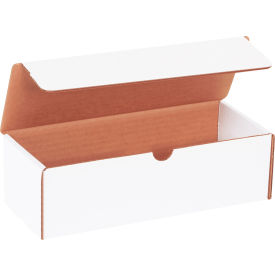 Corrugated Literature Mailers, 10"L x 4"W x 3"H, White
