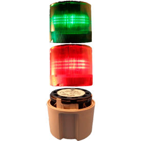 70mm Complete Light Stack, 120V LED, GRAY Term