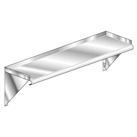 16 Gauge Deluxe Wall Shelf - 72"W x 12"D