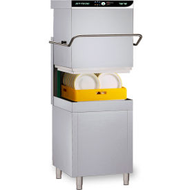 Dishwasher, High Temperature Hood Type, With Booster, 208V