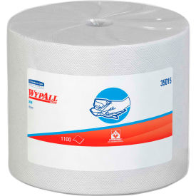WypAll X50 Wipers, 9-4/5 x 13-2/5, White, 1100/Roll - 35015