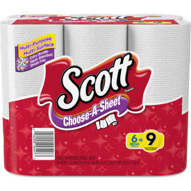 Choose-A-Size Mega Roll, White, 100 Sheets/Roll, 6 Rolls/Pack, 4 Packs/Carton