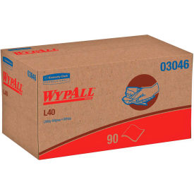 WypAll L40 Wipers, 10 x 10, Pop-Up Box, White, 90/Box, 9 Boxes/Carton