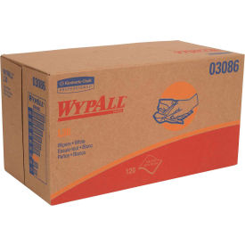 WypAll L30 Wipers, 10 x 9-4/5, White, 120/pop-Up Box, 10 Boxes/Carton