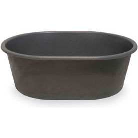 Stock Tank 35 Gallons, 37-1/4"L x 28"W x 12-3/4"H, Gray