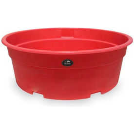 Stock Tank 350 Gallons, 73" Diameter x 25-1/2"H, Red