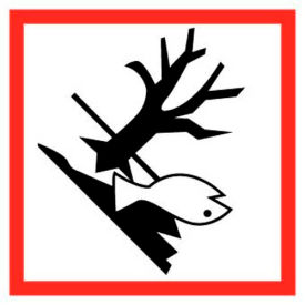 Dangerous For Environment GHS Label, Vinyl, 4" x 4", 5/PACK