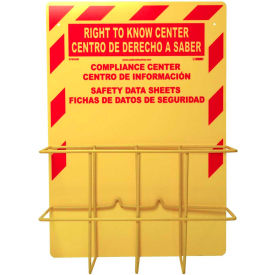 NMC RTK84BI, 20" x 14", Red/Yellow - Bilingual