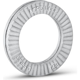 Wedge Locking Washer - Carbon Steel - Zinc Flake Coated - 1/4" - Pkg of 20