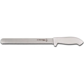 Scalloped Roast Slicer, High Carbon Steel, Black Handle, 12"L