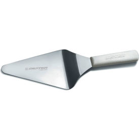 Pizza Server, High Carbon Steel, White Handle, 6"L x 5"W