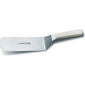 Cake Turner, High Carbon Steel, White Handle, 8"L x 3"W