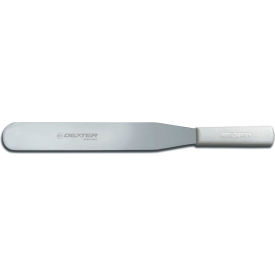 Bakers Spatula, High Carbon Steel, White Handle, 12"L