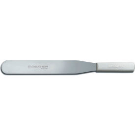 Bakers Spatula, High Carbon Steel, White Handle, 14"L