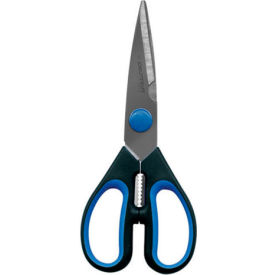 Poultry/Kitchen Shears, High Carbon Steel, Black/Blue Handle, 4"L