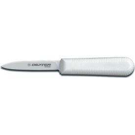 Cooks Style Paring Knife, High Carbon Steel, Black Handle, 3-1/4"L