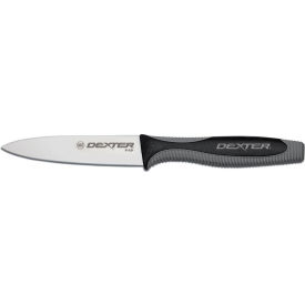 Paring Knife, High Carbon Steel, Stamped, Black/Gray Handle, 3-1/2"L