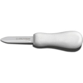 Oyster Knife, Providence Pattern, High Carbon Steel, White Handle, 2-3/4"L