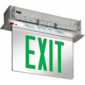 LED Edge-Lit Exit Sign Green