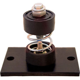 Rubber Cup Spring Mounts, With Base Plate 2-3/8"L x 2-3/8"W x 5-1/8"H